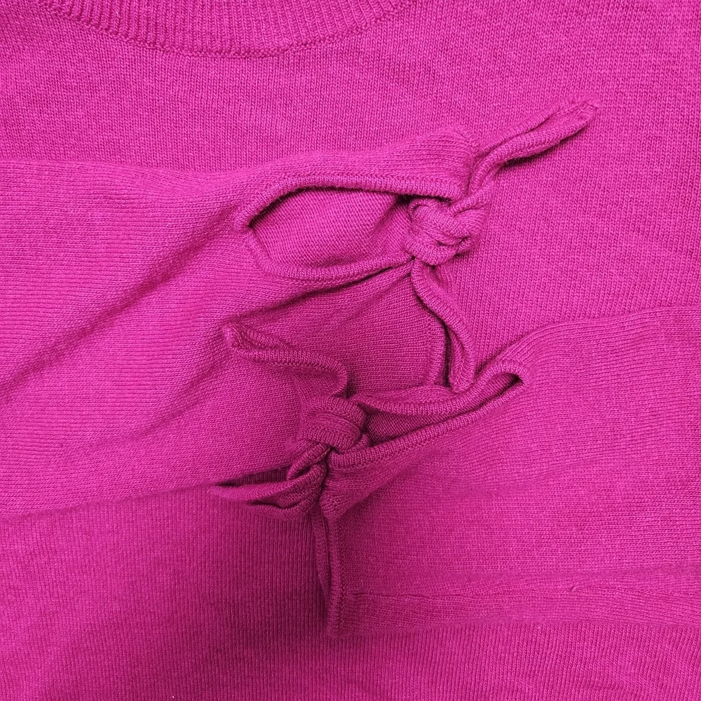 Banana Republic Women's Royal Pink SzM Cashmere & Merino blend Knit Sweater Top - Picture 10 of 13